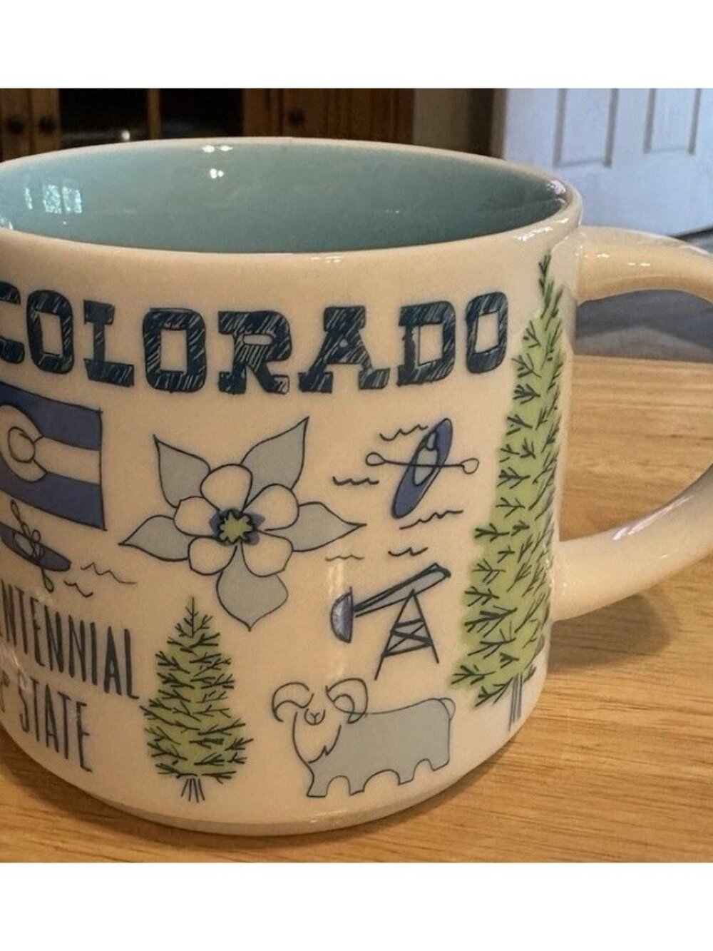 STARBUCKS COLORADO BEEN THERE SERIES ACROSS GLOBE COLLECTION 14 OZ MUG - V - Picture 2 of 7